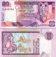 Billets Banque Sri Lanka Pk N° 109 - 20 Rupees - Sri Lanka