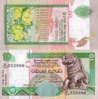 Billets De Banque Sri Lanka Pk N° 108 - 10 Rupees - Sri Lanka