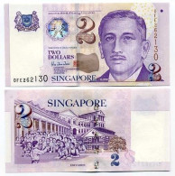 Billet De Collection Singapour Pk N° 38 - 2 Dollar - Singapur