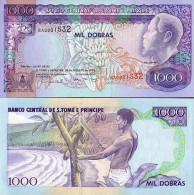 Billet De Collection Saint Thomas & Prince Pk N° 64 - 1000 Dobras - Sao Tome And Principe