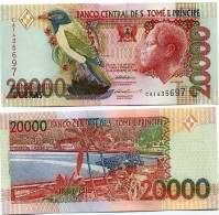 Billet De Collection Saint Thomas & Prince Pk N° 67 - 20000 Dobras - Sao Tome En Principe