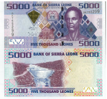 Billets Banque Sierra Leone Pk N° 32 - 5000 Leones - Sierra Leona