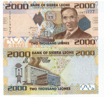 Billets De Banque Sierra Leone Pk N° 31 - 2000 Leones - Sierra Leona