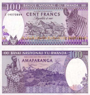 Billet De Collection Rwanda Pk N° 19 - 100 Francs - Rwanda