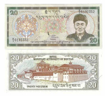Billets De Banque Bhoutan Pk N° 23 - 20 Ngultrums - Bhutan