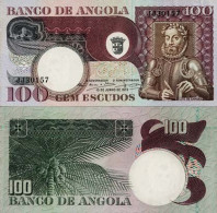 Billet De Collection Angola Pk N° 106 - 100 Escudos - Angola