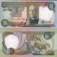 Billets Banque Angola Pk N° 100 - 50 Escudos - Angola