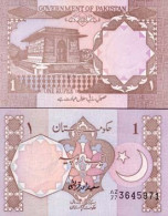 Billet De Collection Pakistan Pk N° 27 - 1 Ruppee - Pakistán