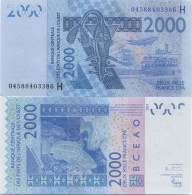 Billet De Banque Afrique De L'ouest Niger Pk N° 616 - 2000 Francs - Niger