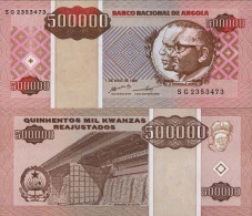 Billets De Banque Angola Pk N° 140 - 500000 Kwanzas - Angola