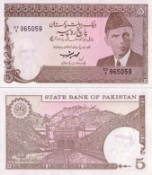 Billets Banque Pakistan Pk N° 38 - 5 Ruppee - Pakistan