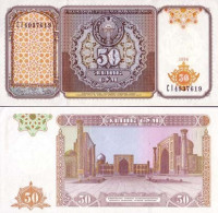 Billet De Collection Ouzbekistan Pk N° 78 - 50 Sum - Ouzbékistan