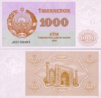 Billet De Banque Ouzbekistan Pk N° 70 - 1000 Sum - Ouzbékistan