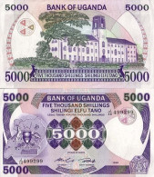 Billet De Banque Ouganda Pk N° 24 - 5000 Shillings - Uganda