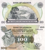 Billets De Banque Ouganda Pk N° 9 - 100 Shillings - Ouganda