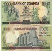 Billet De Collection Ouganda Pk N° 39 - 1000 Shillings - Ouganda