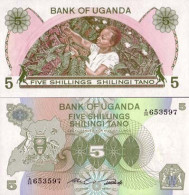 Billets Collection Ouganda Pk N° 15 - 5 Shilling - Uganda