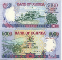 Billet De Collection Ouganda Pk N° 37 - 5000 Shillings - Ouganda