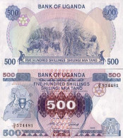 Billet De Banque Ouganda Pk N° 25 - 500 Shilling - Uganda