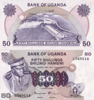 Billet De Banque Ouganda Pk N° 8 - 50 Shillings - Uganda