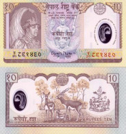 Billet De Collection Nepal Pk N° 54 - 10 Rupees - Népal