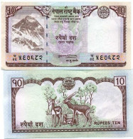 Billets De Banque Nepal Pk N° 61 - 10 Rupees - Népal