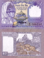 Billets Collection Nepal Pk N° 37 - 1 Rupee - Nepal