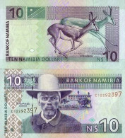 Billet De Collection Namibie Pk N° 4 - 10 Dollars - Namibia