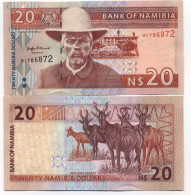 Billets Collection Namibie Pk N°  5 - 20 Dollars - Namibie