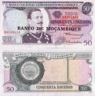 Billet De Collection Mozambique Pk N° 116 - 50 Escudos - Mozambique