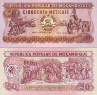 Billet De Collection Mozambique Pk N° 129 - 50 Meticais - Mozambique