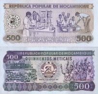 Billet De Banque Mozambique Pk N° 131 - 500 Meticais - Mozambico