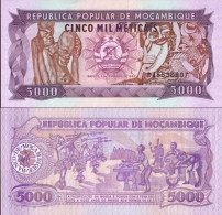 Billets Collection Mozambique Pk N° 133 - 5000 Meticais - Moçambique