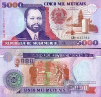 Billet De Banque Mozambique Pk N° 136 - 5000 Meticais - Moçambique