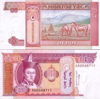 Billets Banque Mongolie Pk N° 55 - 20 Tugrik - Mongolie