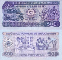 Billet De Collection Mozambique Pk N° 127 - 500 Meticais - Mozambique