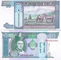 Billets De Banque Mongolie Pk N° 54 - 10 Tugrik - Mongolie