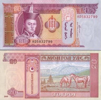 Billet De Collection MONGOLIE Pk N° 63 - 20 Tugrik - Mongolia