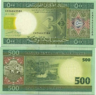 Billet De Collection Mauritanie Pk N° 12 - 500 Quguiya - Mauritanië