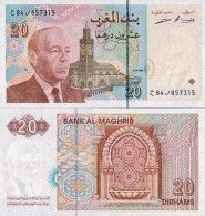 Billets Banque Maroc Pk N° 67 - 20 Dirhams - Maroc