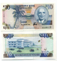 Billet De Collection Malawi Pk N° 25 - 10 Kwacha - Malawi