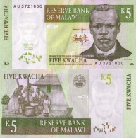 Billets Banque Malawi Pk N° 36 - 5 Kwacha - Malawi