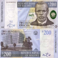 Billet De Collection Malawi Pk N° 41 - 200 Kwacha - Malawi