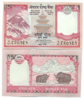 Billets Collection Nepal Pk N° 69 - 5 Rupees - Nepal