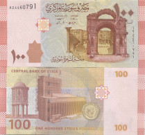 Billet De Collection Syrie Pk N° 113 - 100 Pounds - Syria