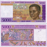 Billets De Banque Madagascar Pk N° 78 - 5000 Francs - Madagascar