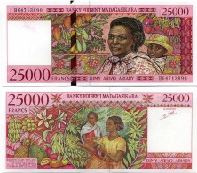 Billet De Banque Madagascar Pk N° 82 - 25000 Francs - Madagaskar