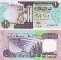 Billet De Collection Libye Pk N° 53 - 1/2 Dinar - Libye