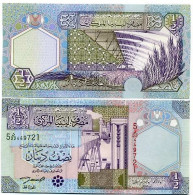 Billets De Banque Libye Pk N° 63 - 1/2 Dinar - Libia