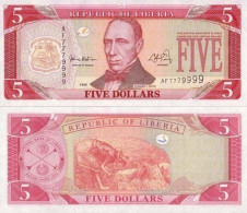 Billets Collection LIBERIA Pk N° 21 - 5 Dollar - Liberia